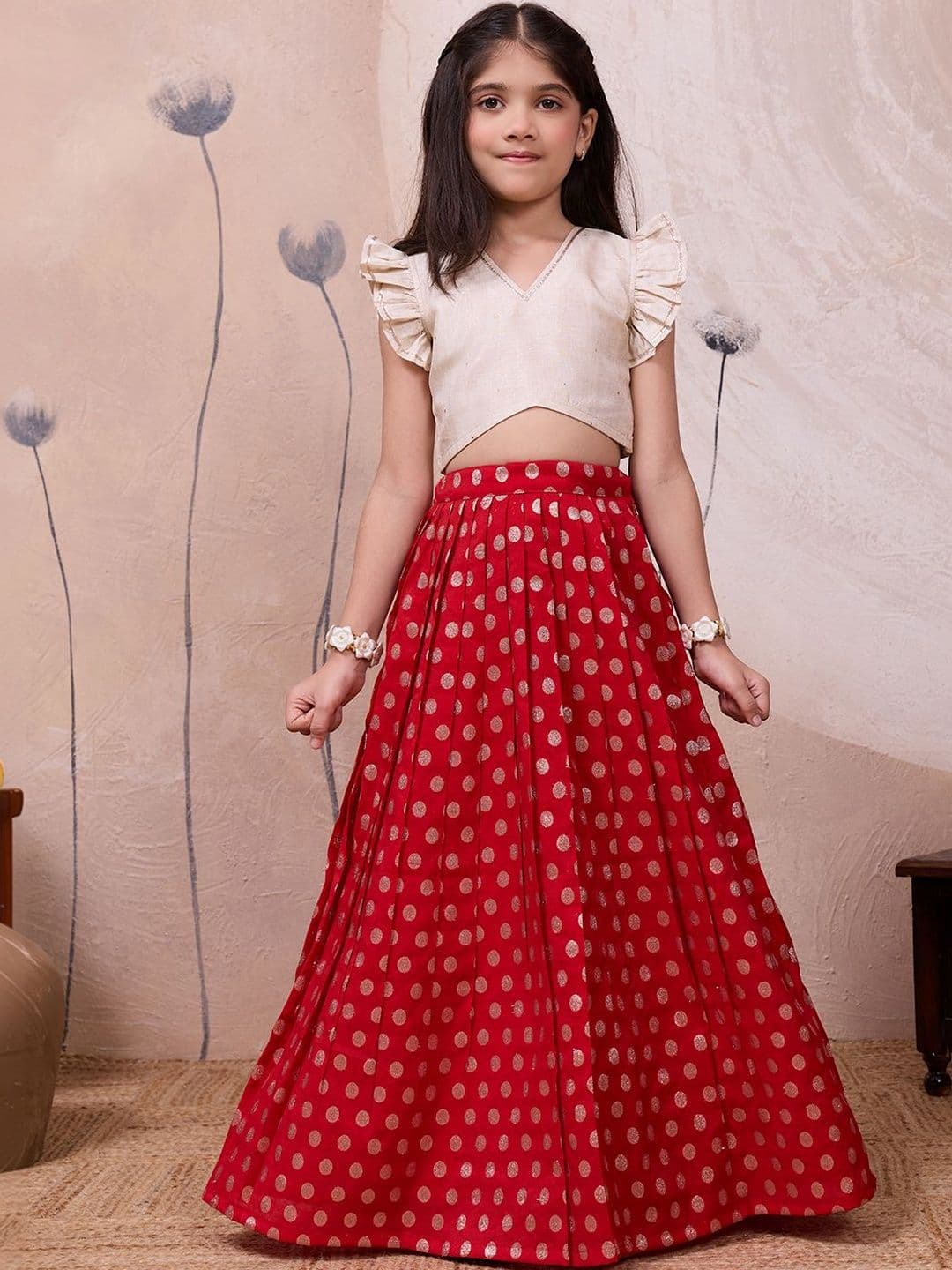 KALANANDI Girls Ready to Wear Lehenga & - view 1