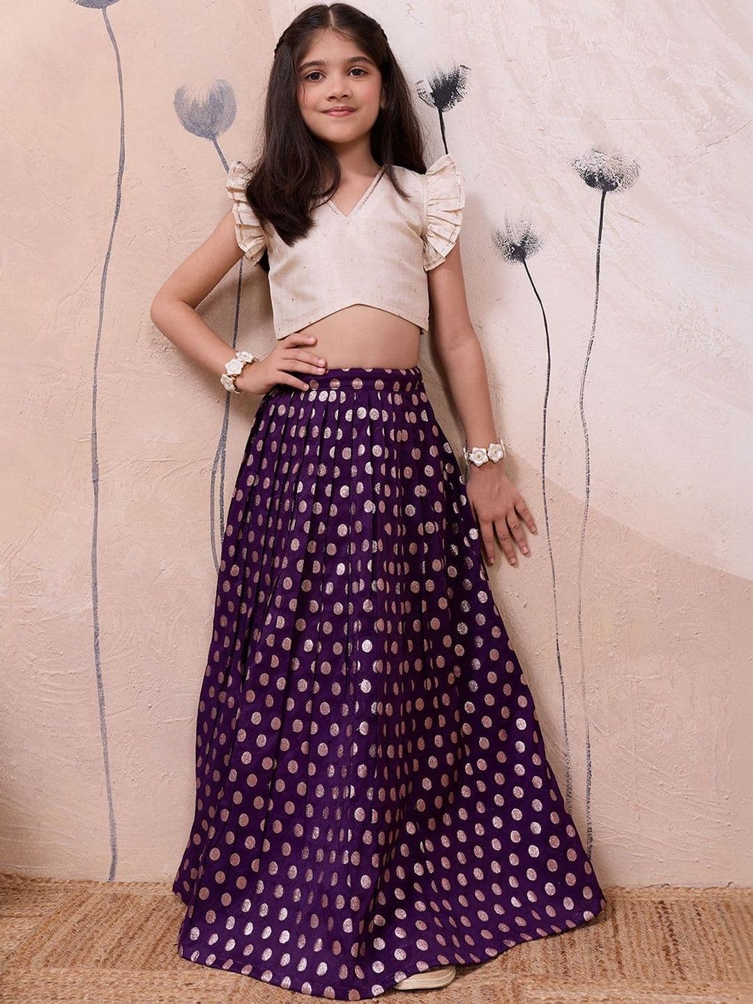KALANANDI Girls Ready to Wear Lehenga & - view 1