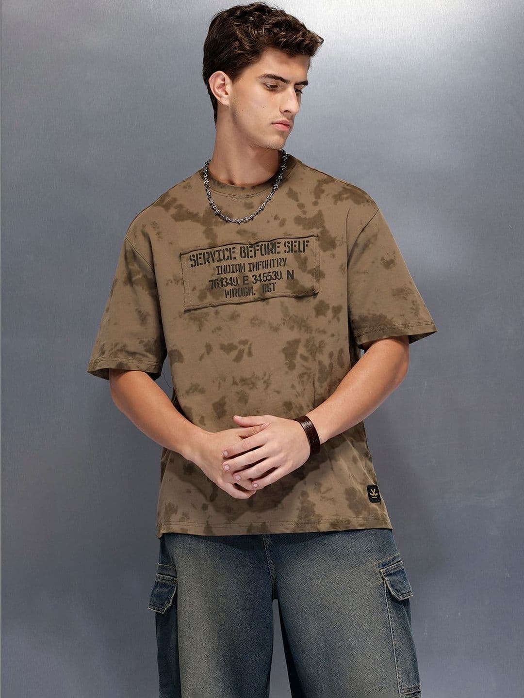 WROGN Men Dyed Pockets T-shirt - view 1