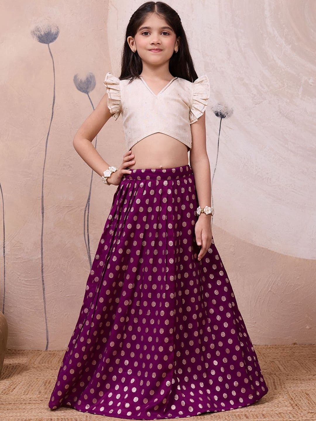 KALANANDI Girls Ready to Wear Lehenga & - view 1