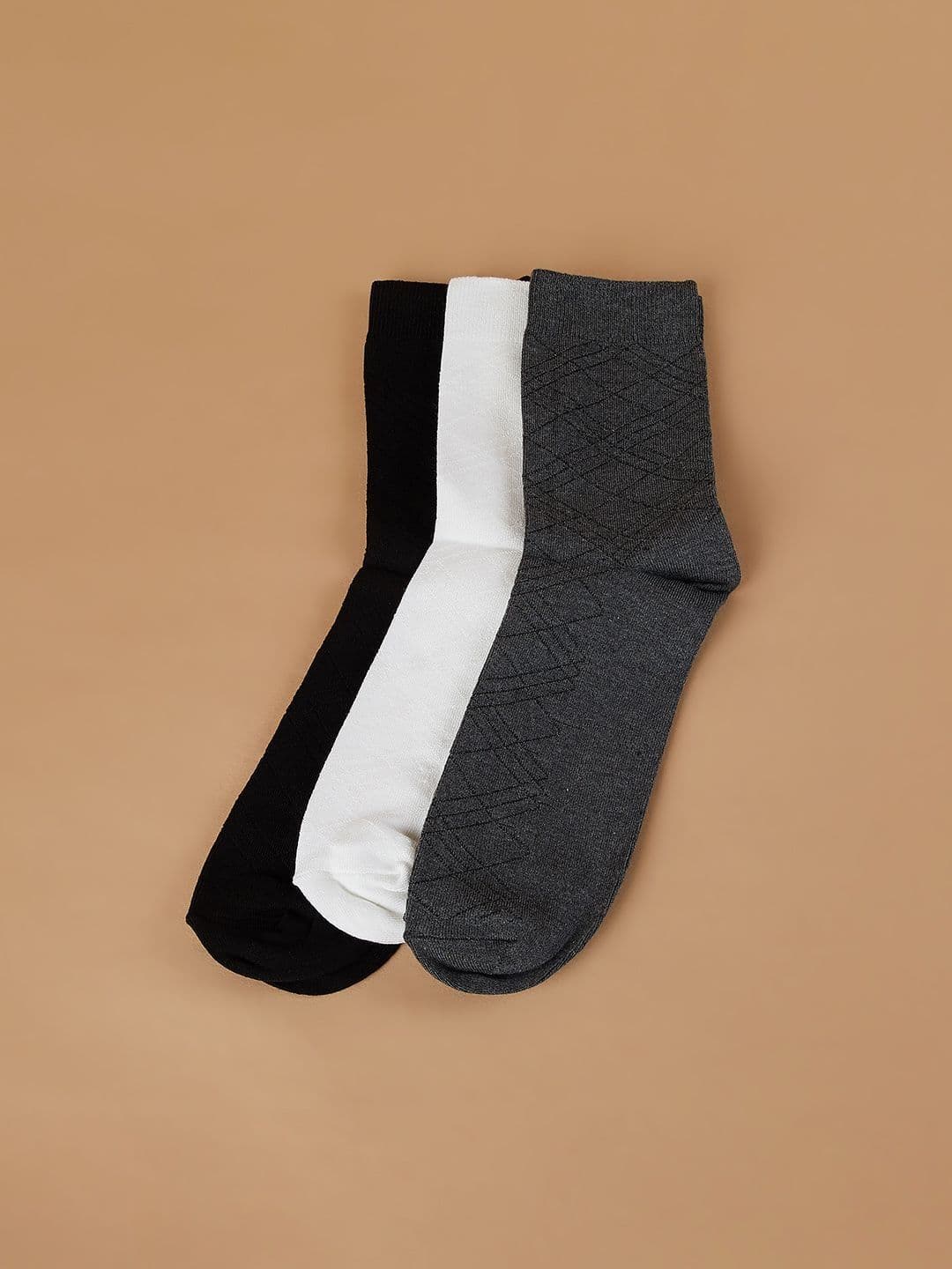 CODE by Lifestyle Men Pack of 3 Cotton Ankle Length Socks - view 1
