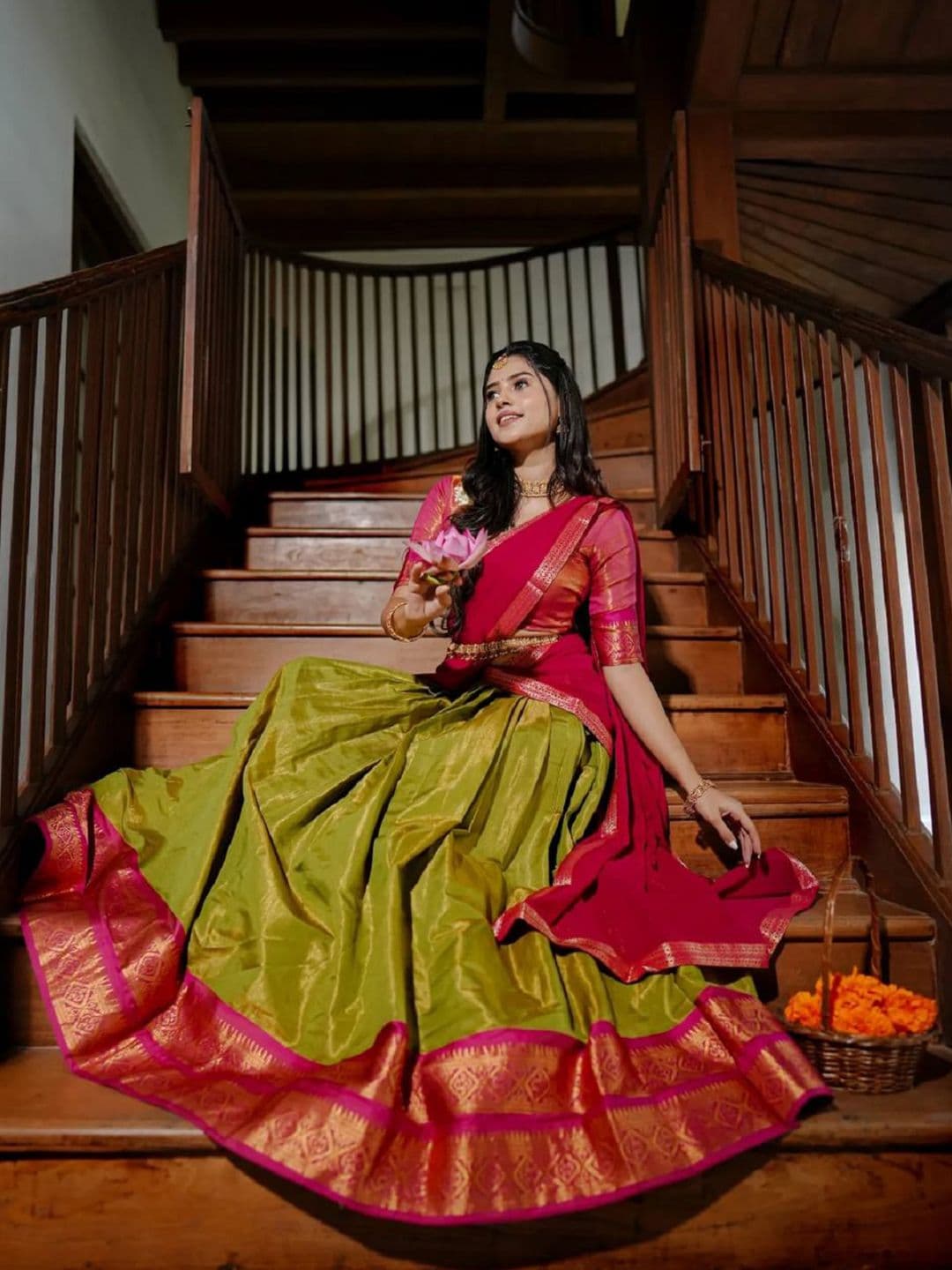 EVANIK Ready to Wear Lehenga & Blouse With Dupatta - view 1