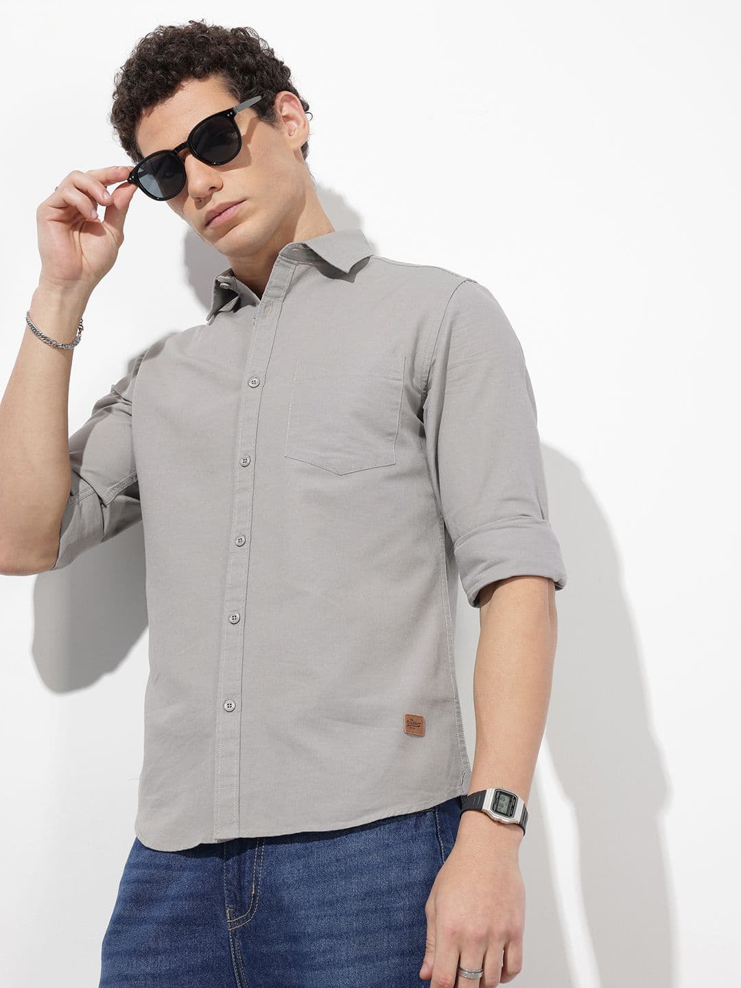 The Roadster Life Co. Cotton Linen Casual Shirt - view 1