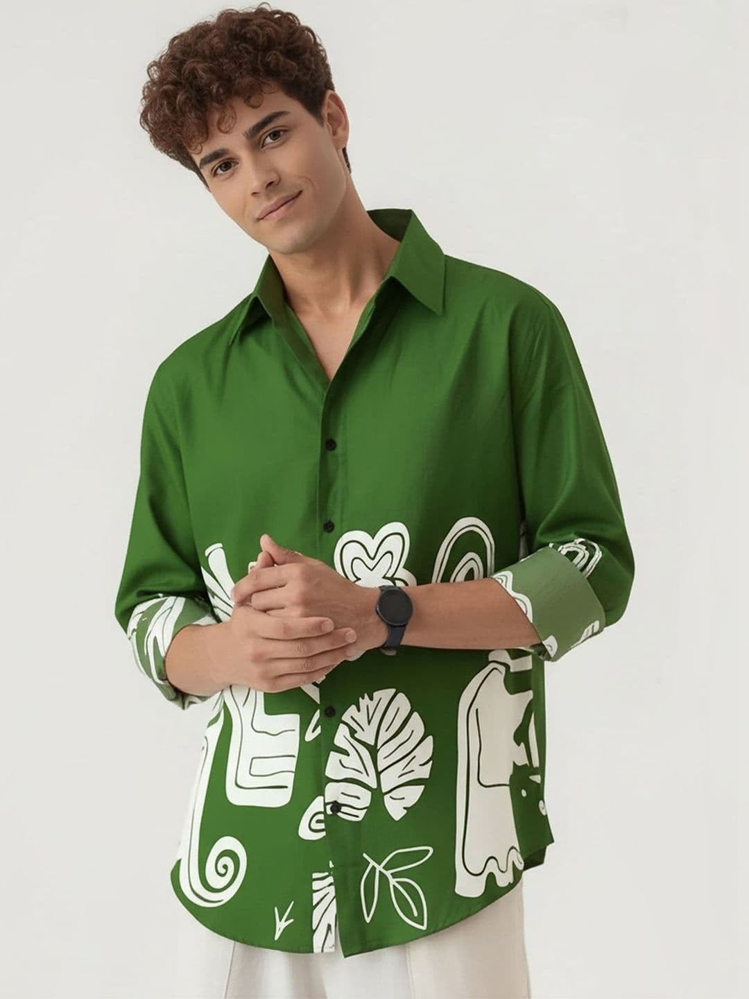 glitchez Men Standard Printed Casual Shirt - view 1