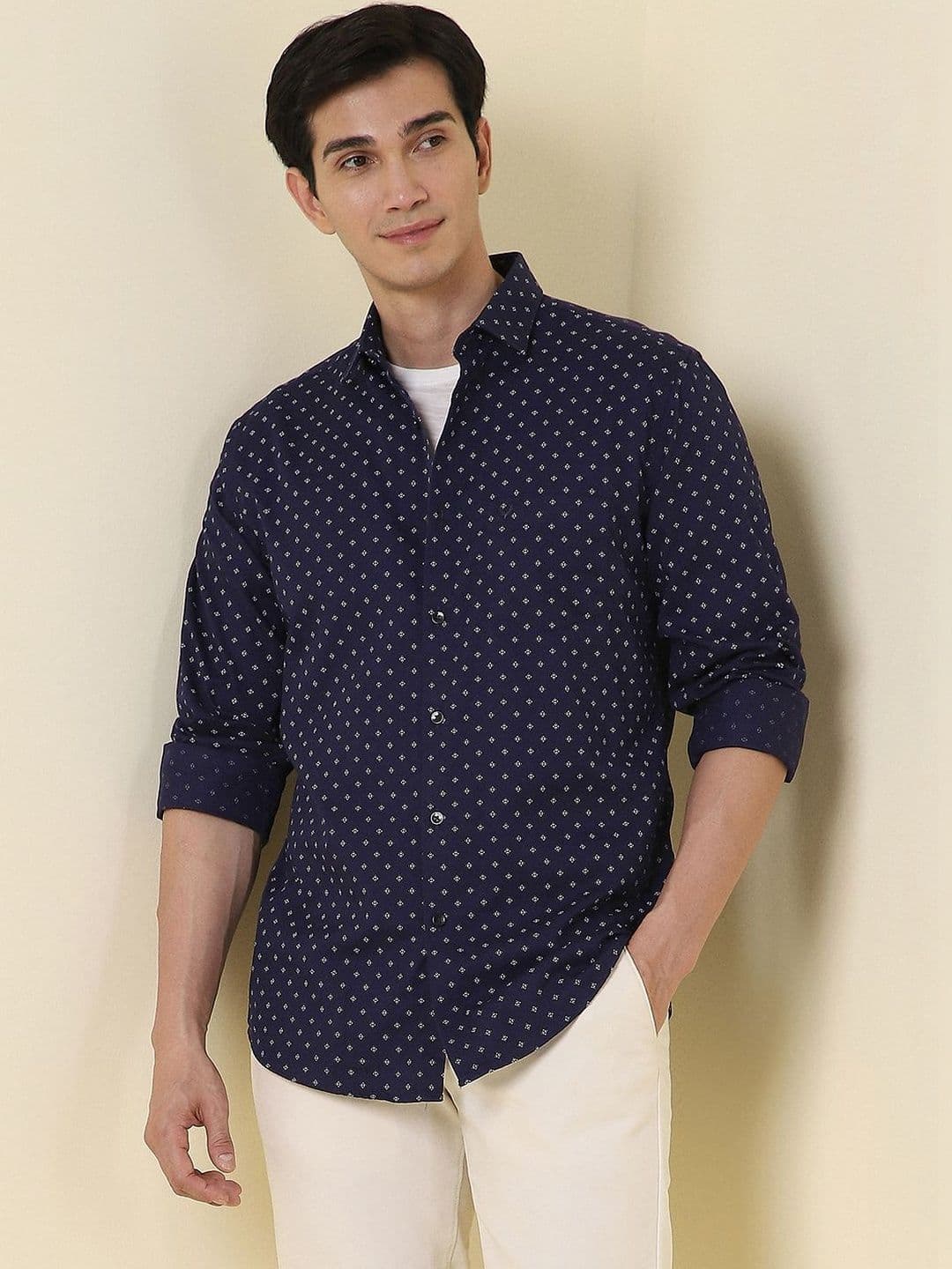 Allen Solly Men Slim Fit Printed Casual Shirt - view 1