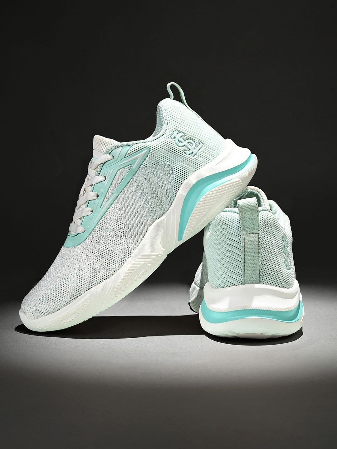 LOUIS STITCH Women's Aqua Sage Lightweight Athleisure Flyknit Sport Shoes - view 1