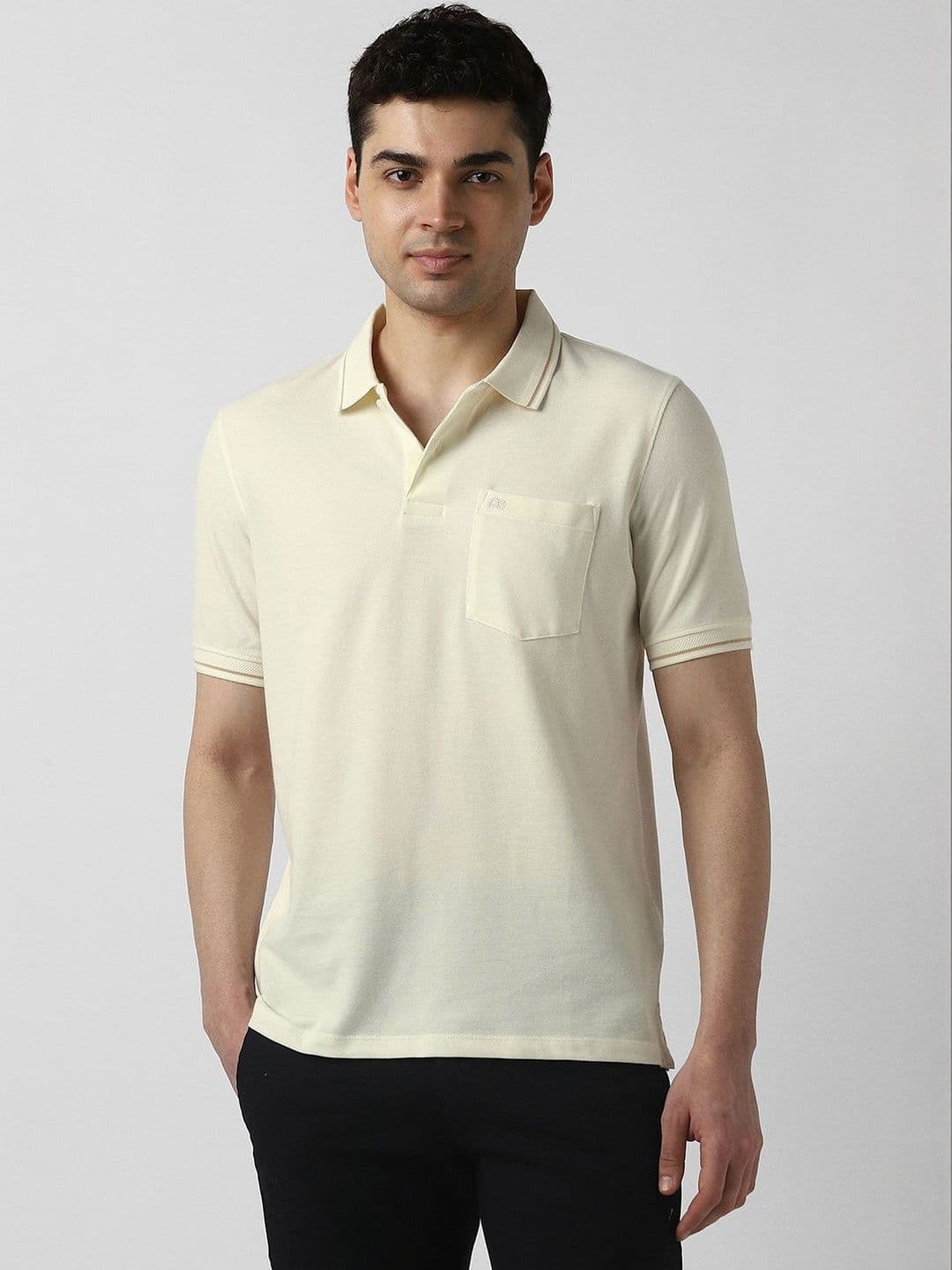 Peter England Men Polo Collar Pockets T-shirt - view 1