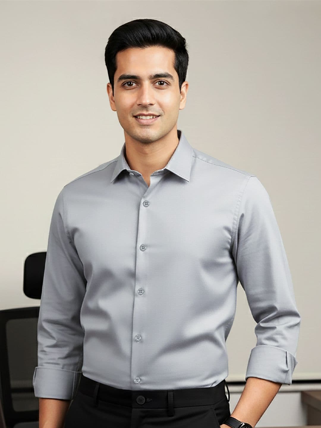 Beyoung Opaque Casual Cotton Shirt - view 1