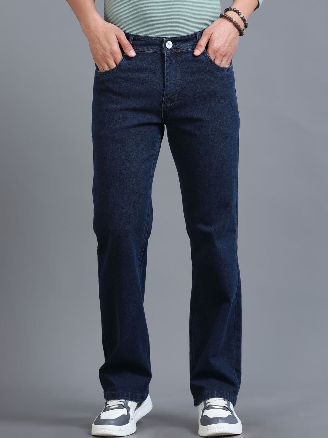 Kolor Fusion Men Smart Bootcut Mid-Rise Stretchable Jeans - view 1