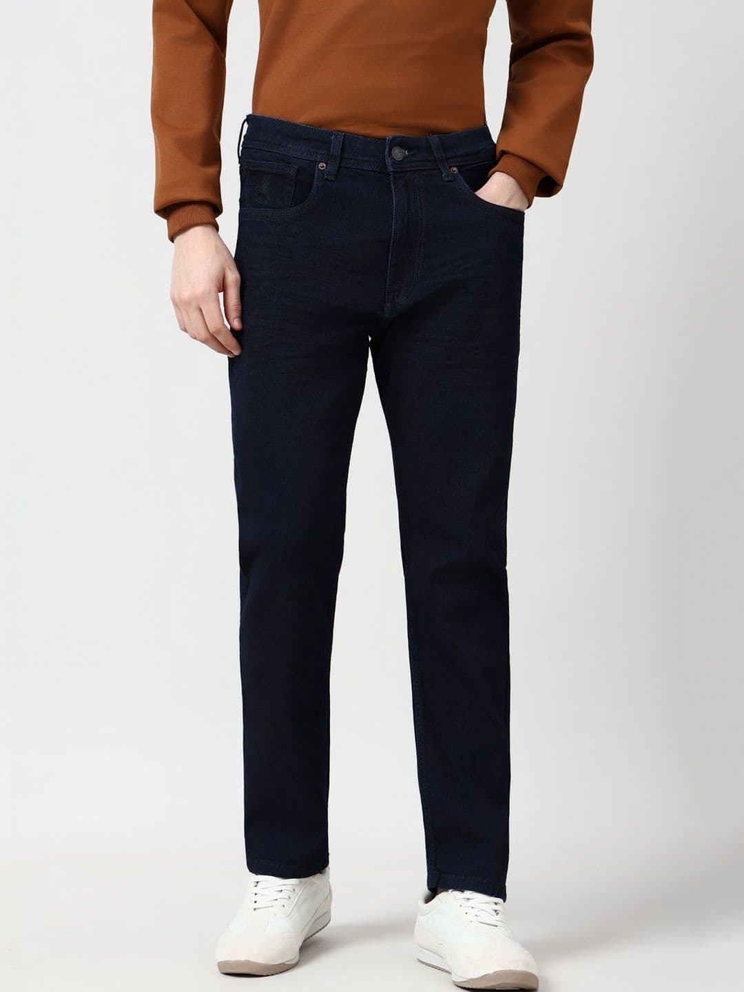 Peter England Casuals Men Regular Fit Mid-Rise Jeans - view 1