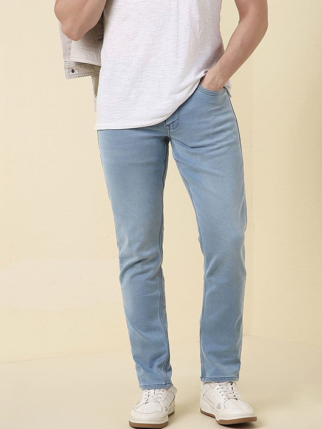 Allen Solly Men Slim Fit Mid-Rise Light Fade Jeans - view 1
