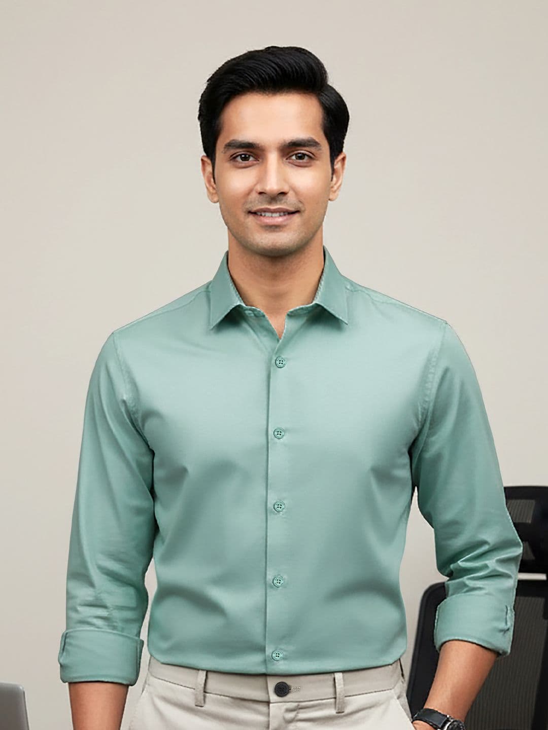 Beyoung Opaque Casual Cotton Shirt - view 1