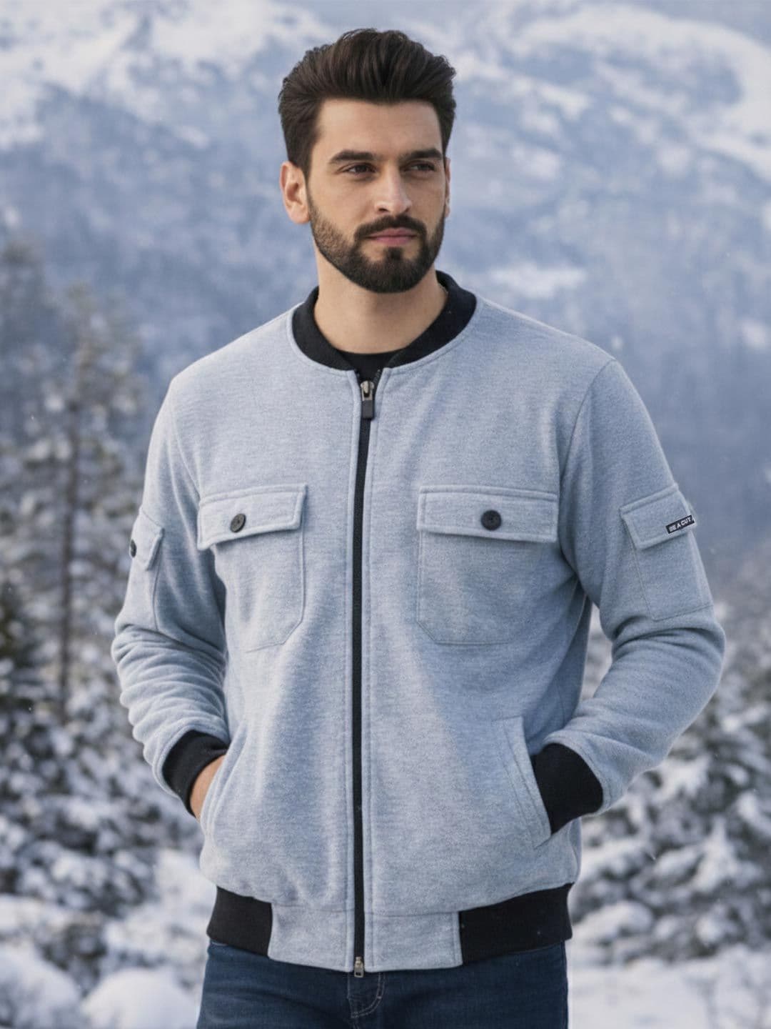 TOXA Men Fleece Lightweight Bomber Jacket - view 1