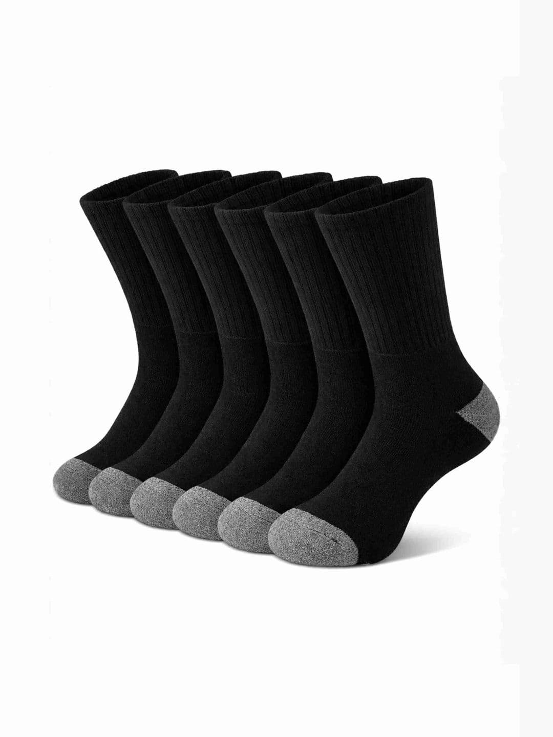 ZIBELL Men Pack of 6 Cotton Calf Length Socks - view 1