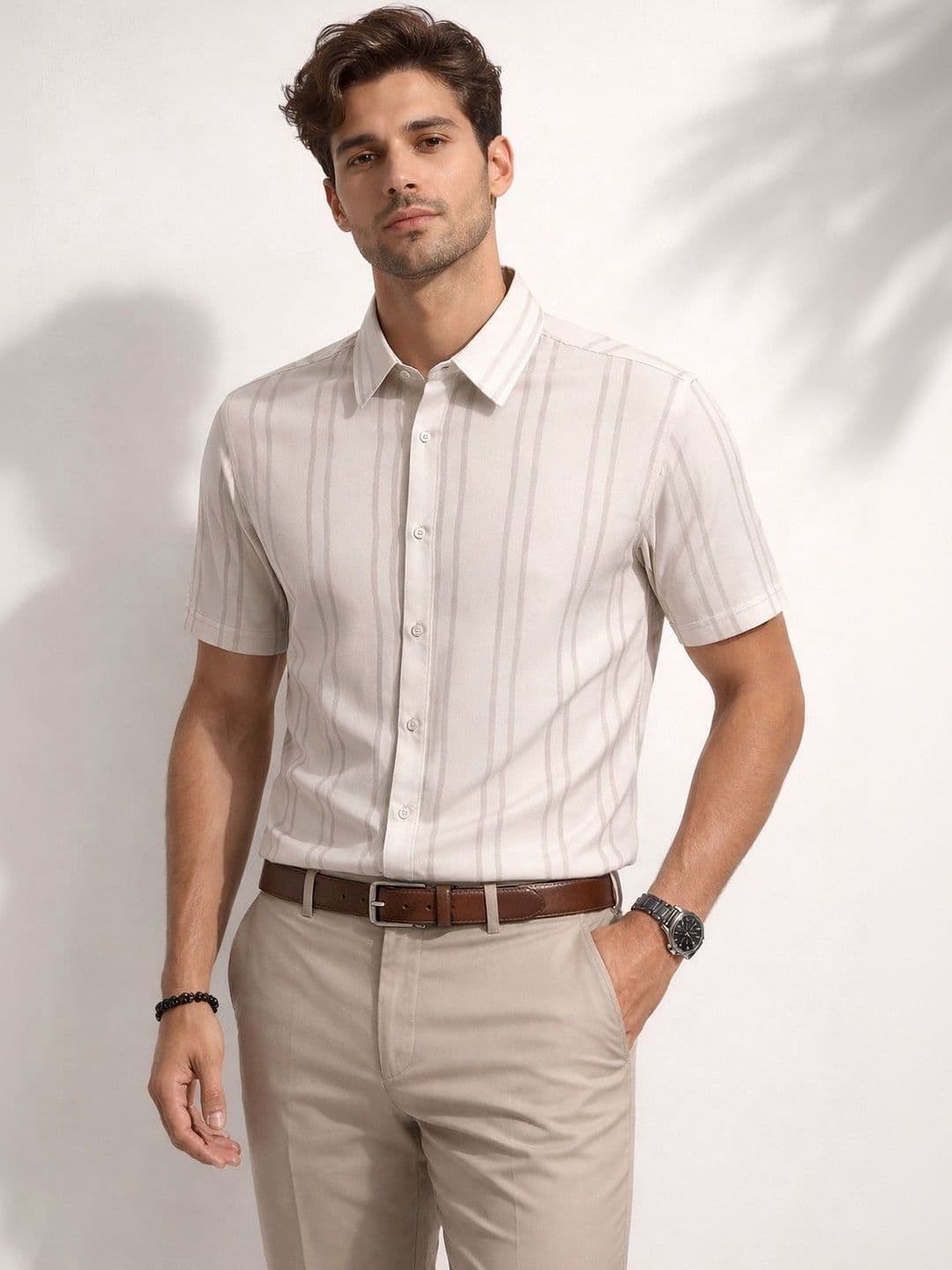 Parcel Yard Men Premium Striped Casual Shirt - view 1