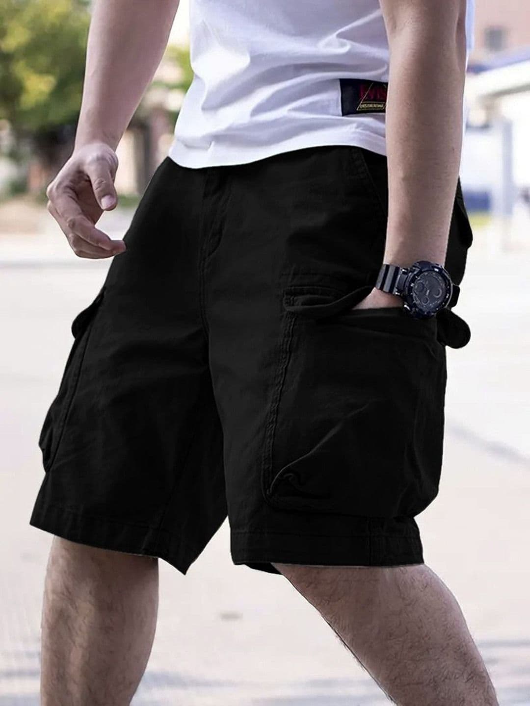COMBRAIDED Men Cargo Shorts - view 1