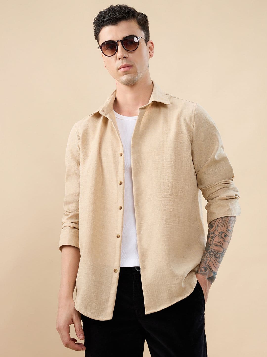 THE SHIRT CODE Men Premium Casual Shirt - view 1