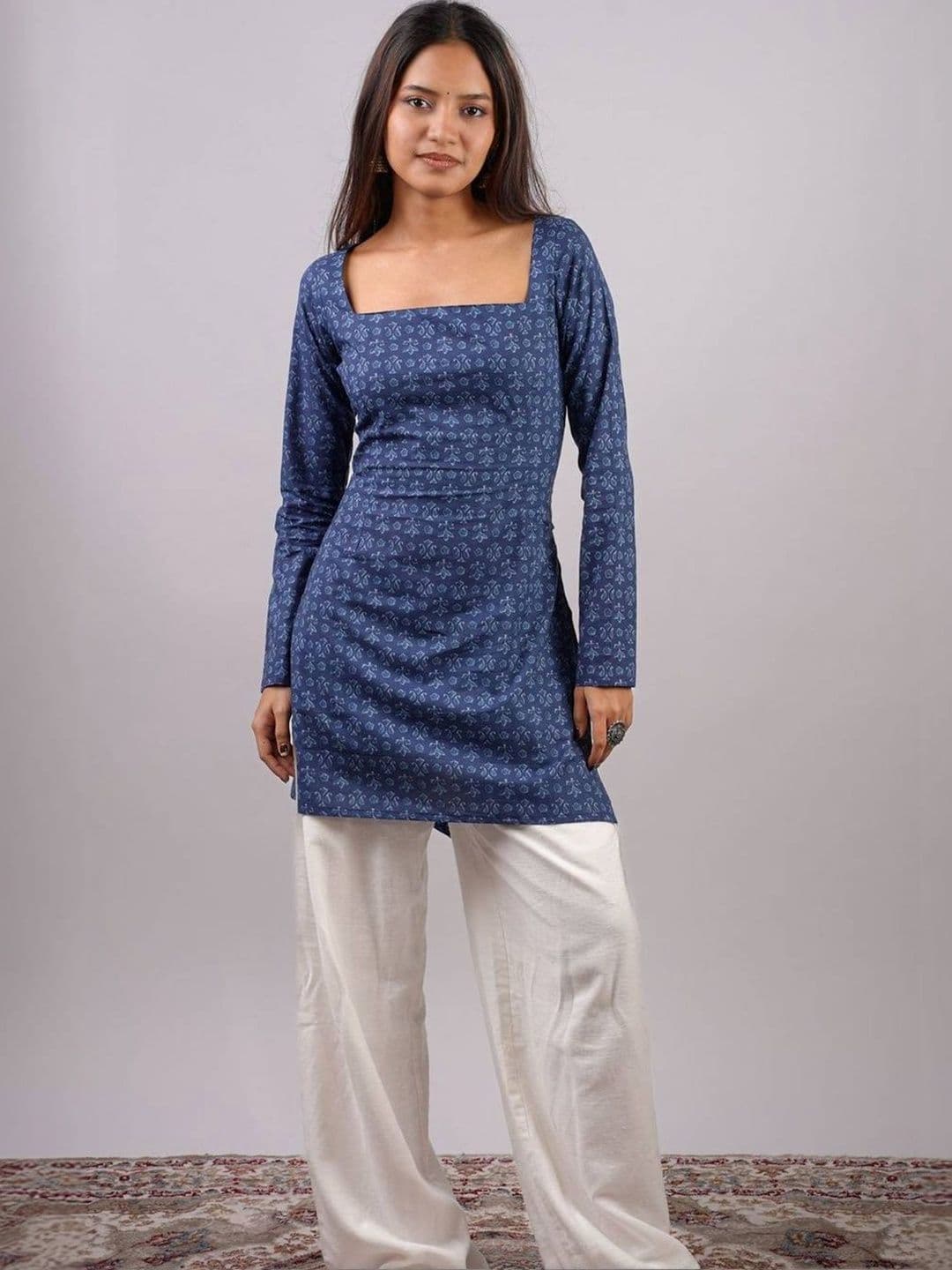 HERE&NOW Women Floral Printed Floral Kurta - view 1