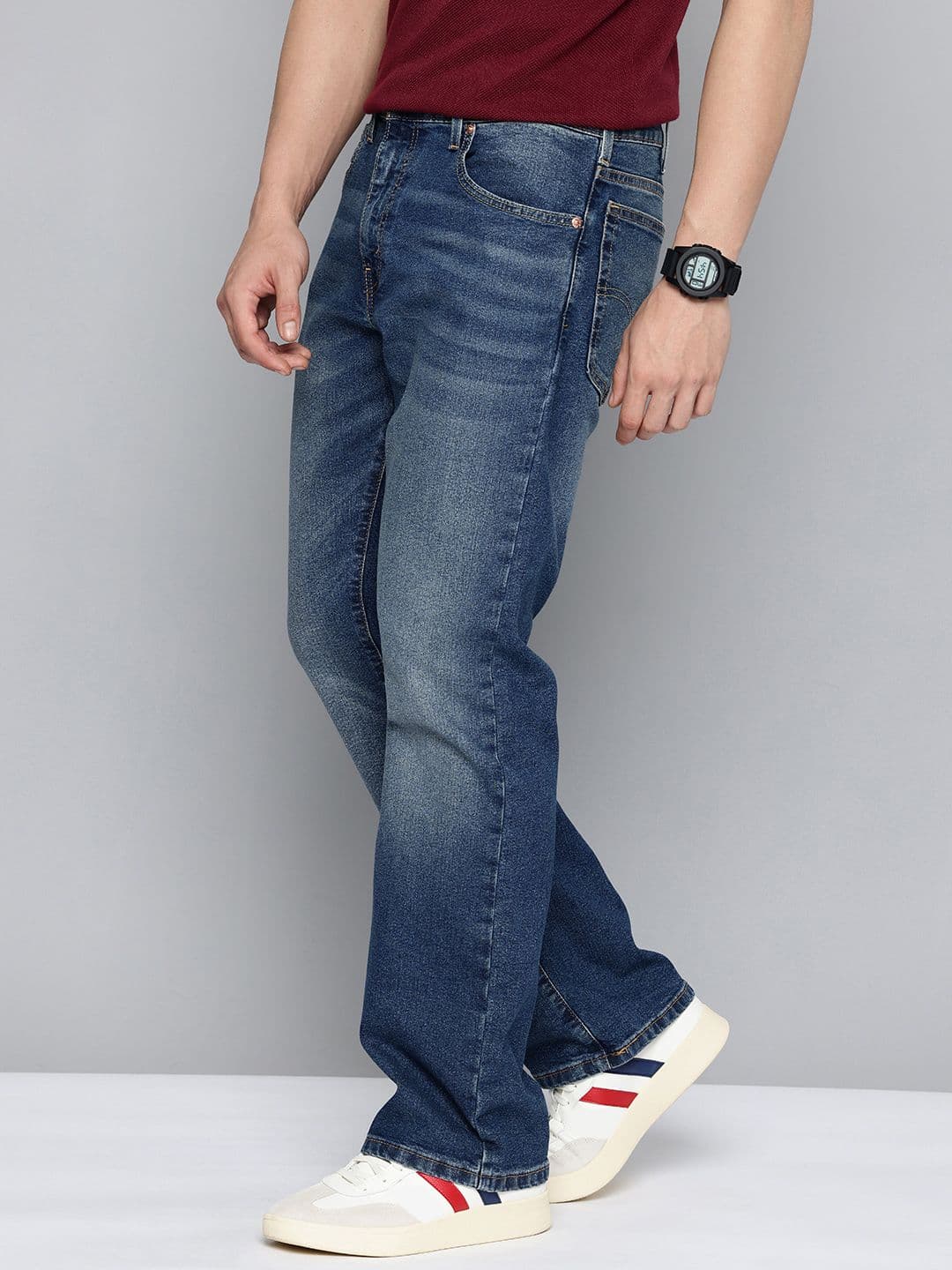 Levis Men 517 Bootcut Heavy Fade Stretchable Jeans - view 1