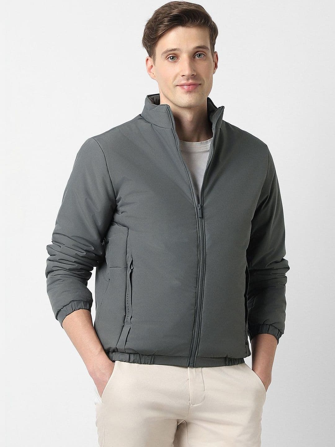 Peter England Casuals Men Lightweight Puffer Jacket - view 1