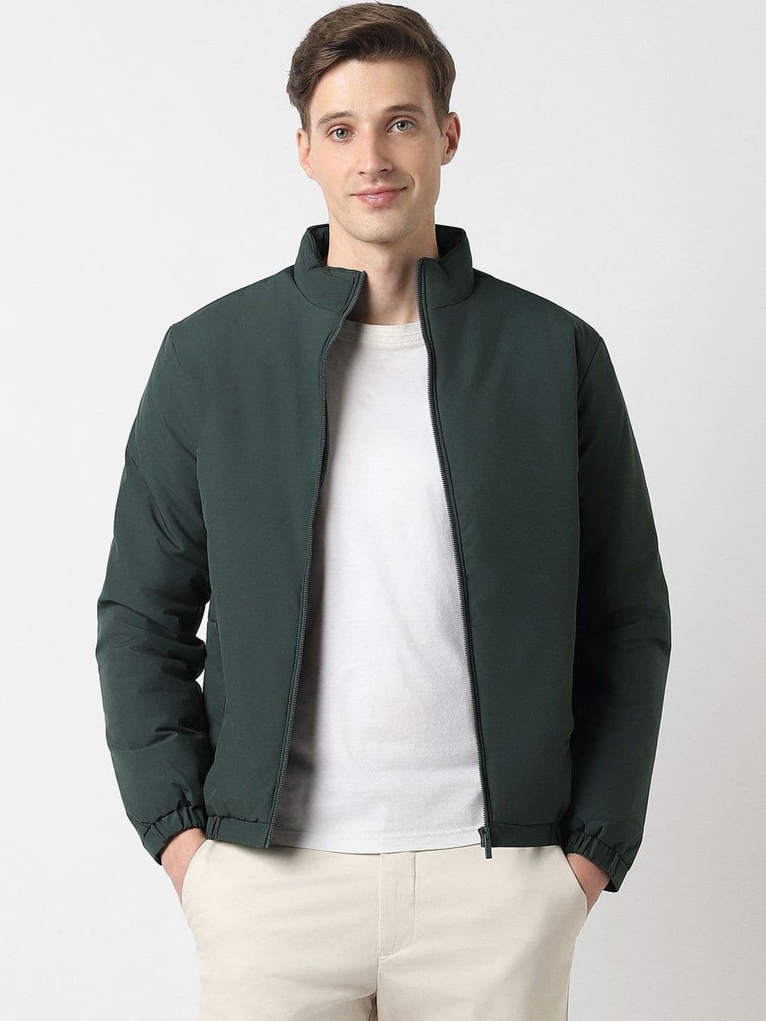 Peter England Casuals Men Lightweight Puffer Jacket - view 1