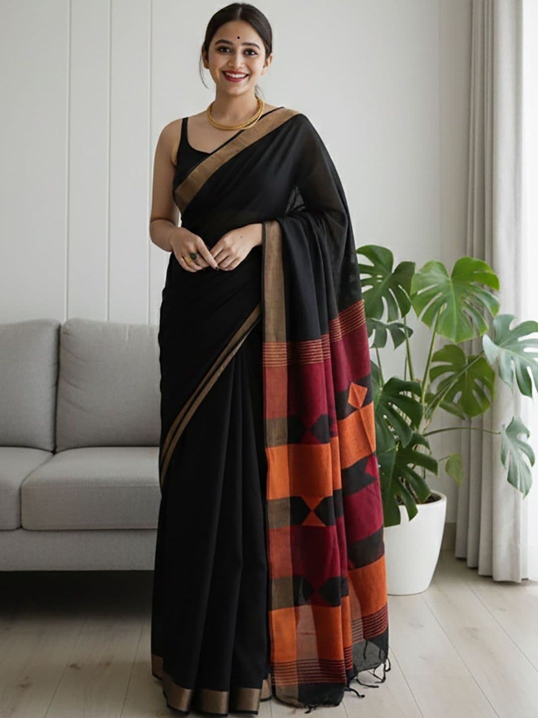Anjaneya Sarees Woven Design Kanjeevaram Saree - view 1