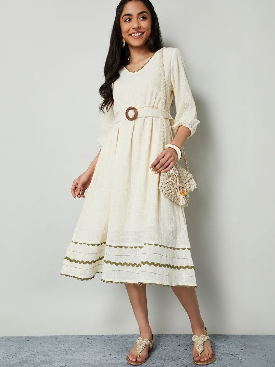 Colour Me by Melange Fit & Flare Midi Dress - view 1