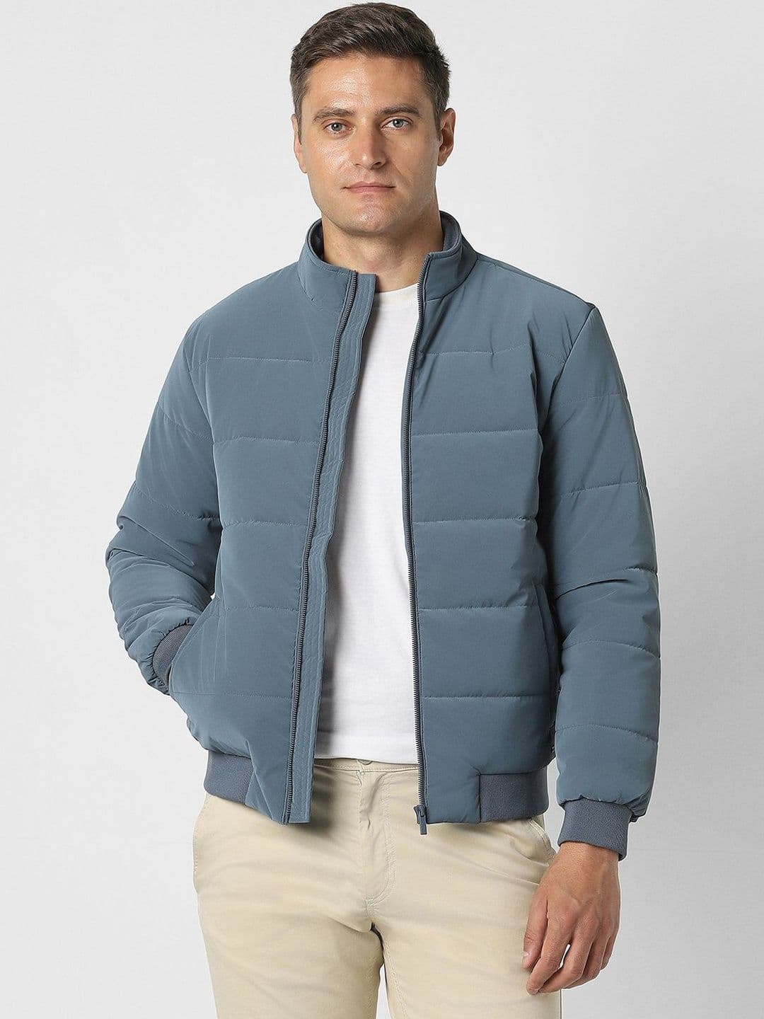 Peter England Casuals Men Lightweight Puffer Jacket - view 1