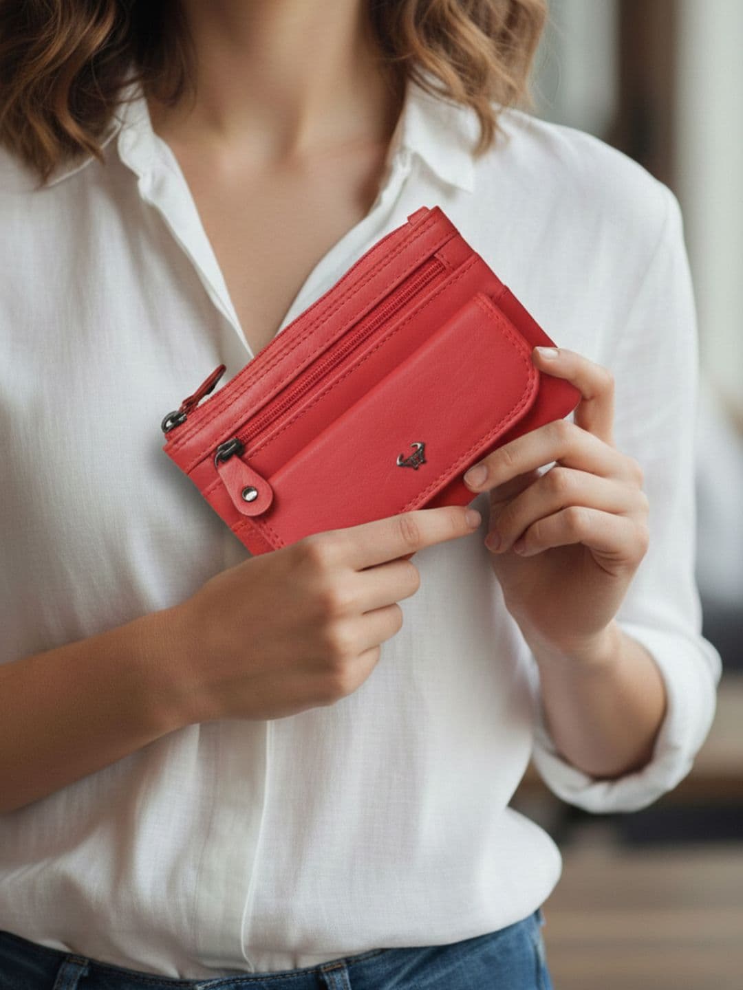 CALFNERO Unisex Solid Envelope Wallet - view 1