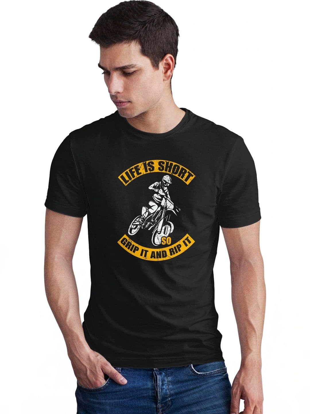Seekbuylove Men Printed Bio Finish T-shirt - view 1