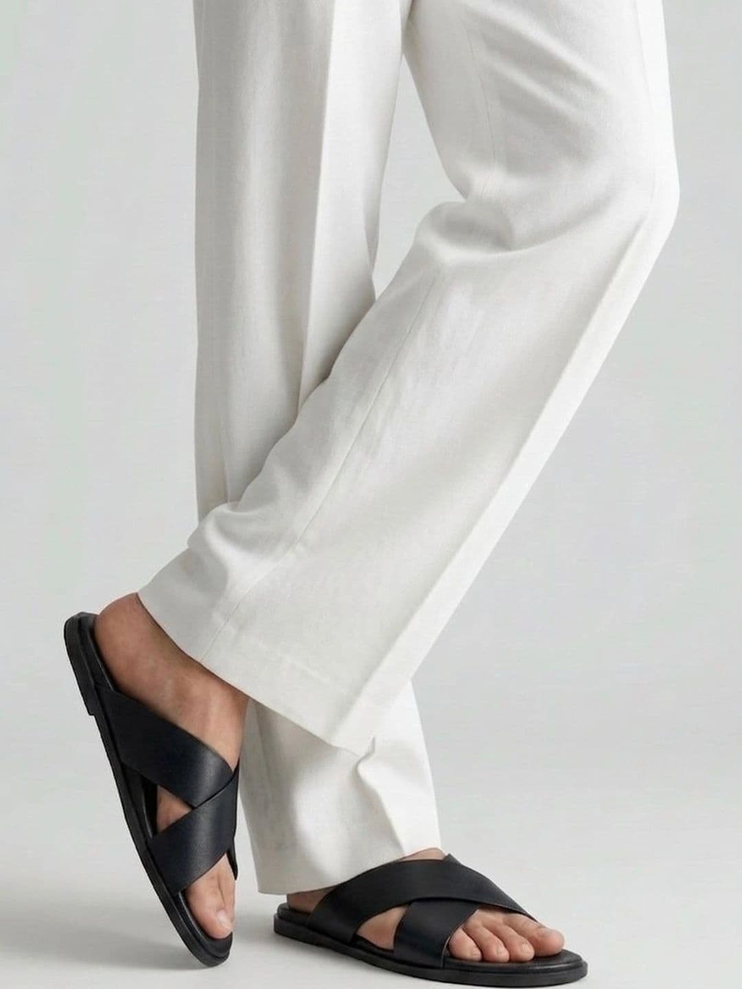 MICHEAL FERAAS Men Solid Leather Comfort Sandals - view 1