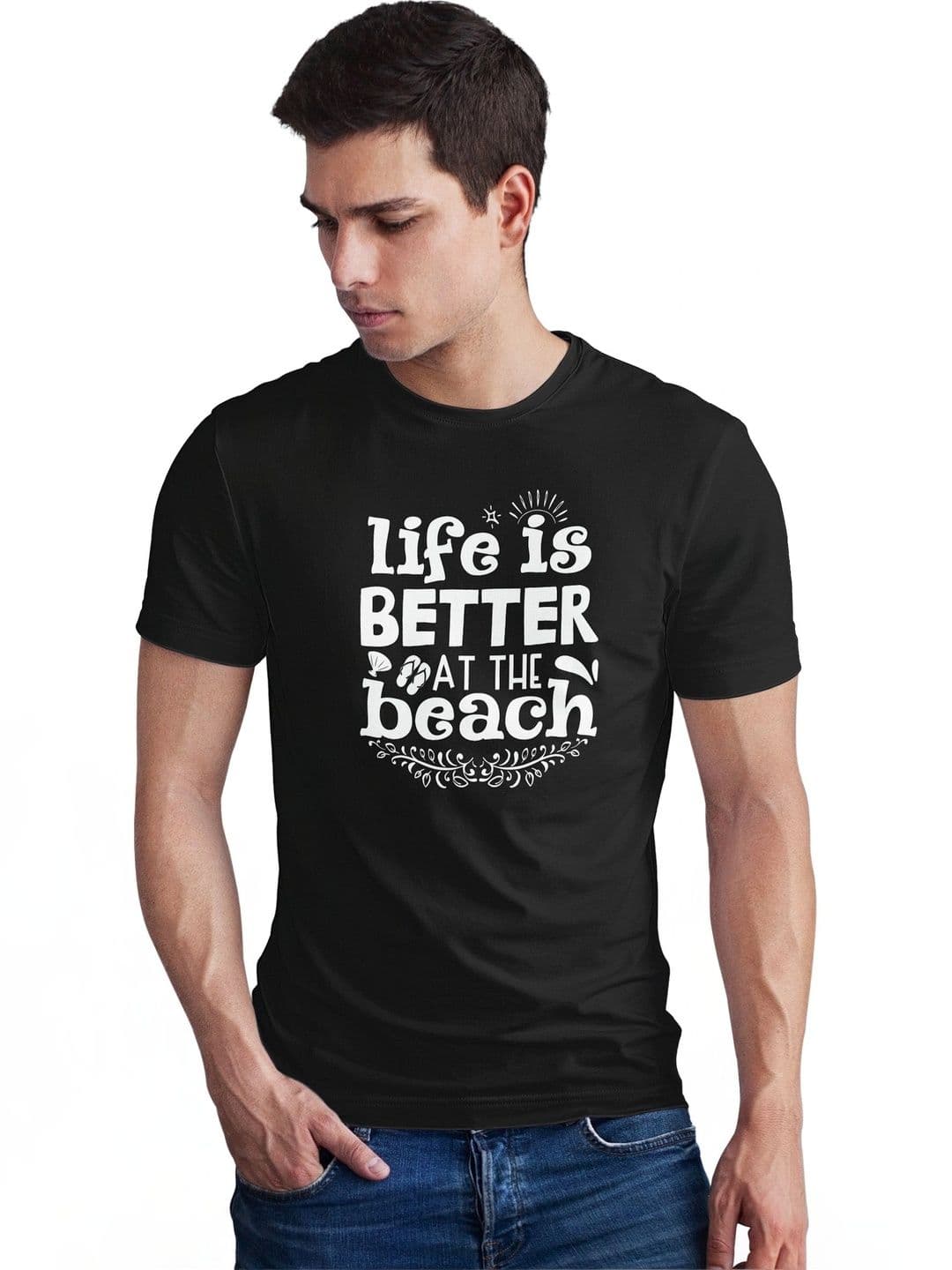 Seekbuylove Men Typography Printed Bio Finish T-shirt - view 1