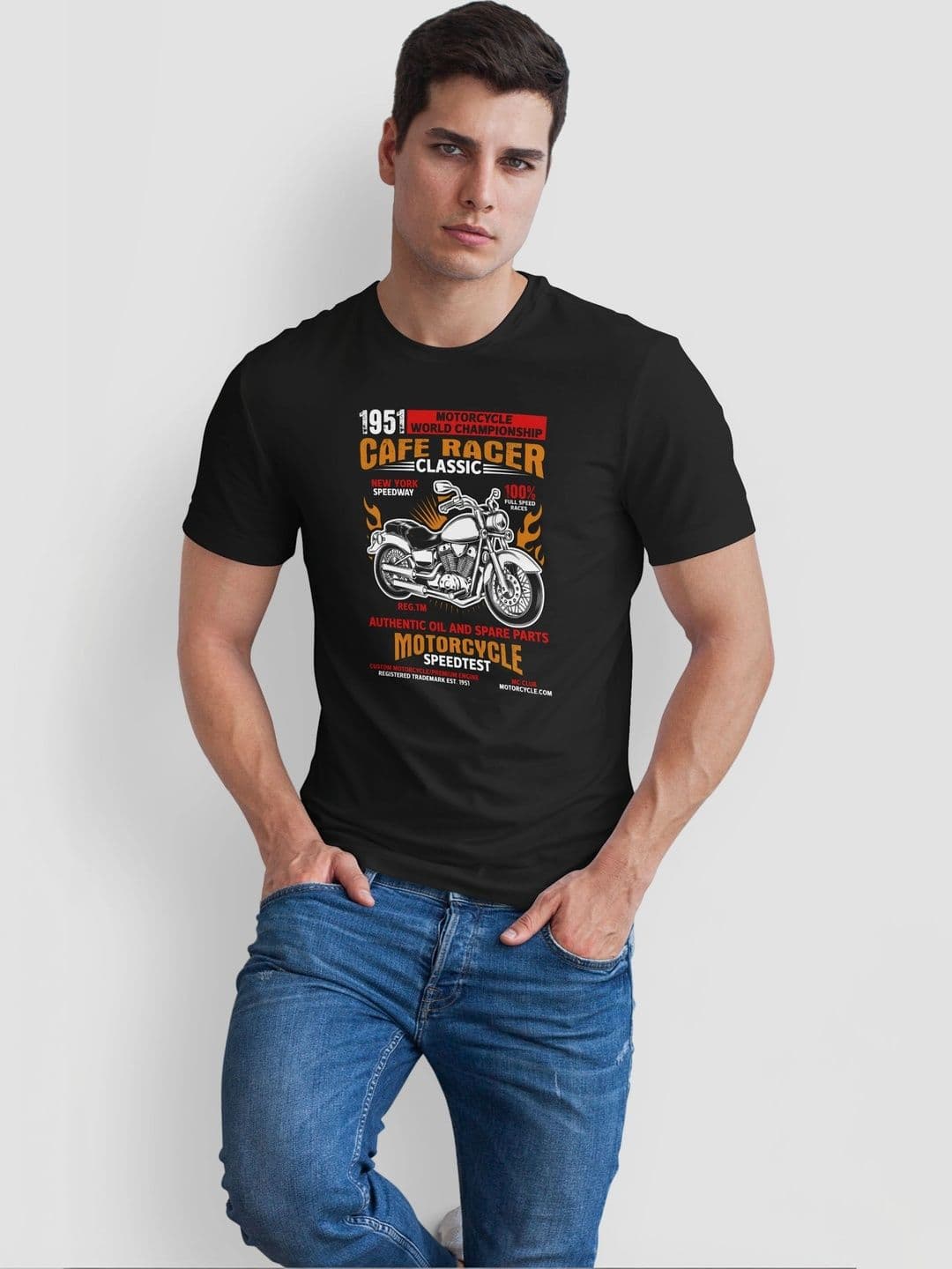 Seekbuylove Men Printed Bio Finish T-shirt - view 1