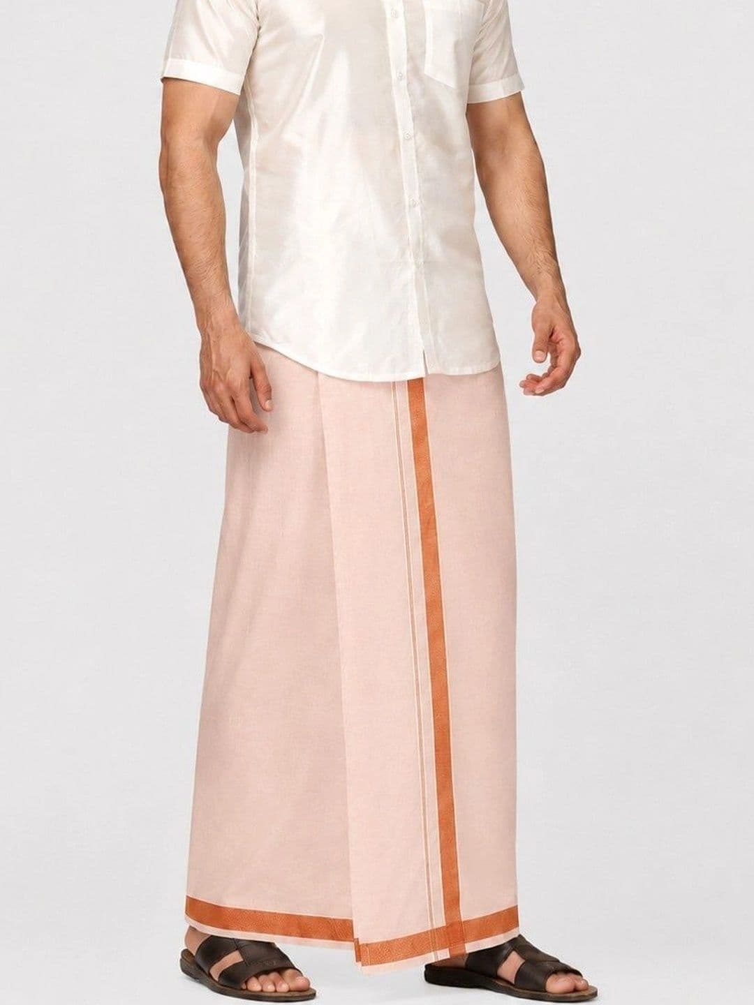 Sharan Elegance Men Cotton Dhoti Dhotis - view 1