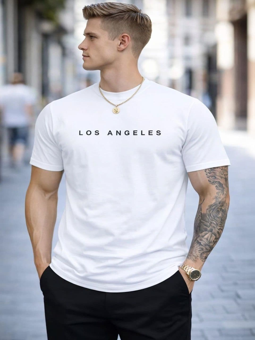 Moda Rapido Men Typography Printed T-shirt - view 1