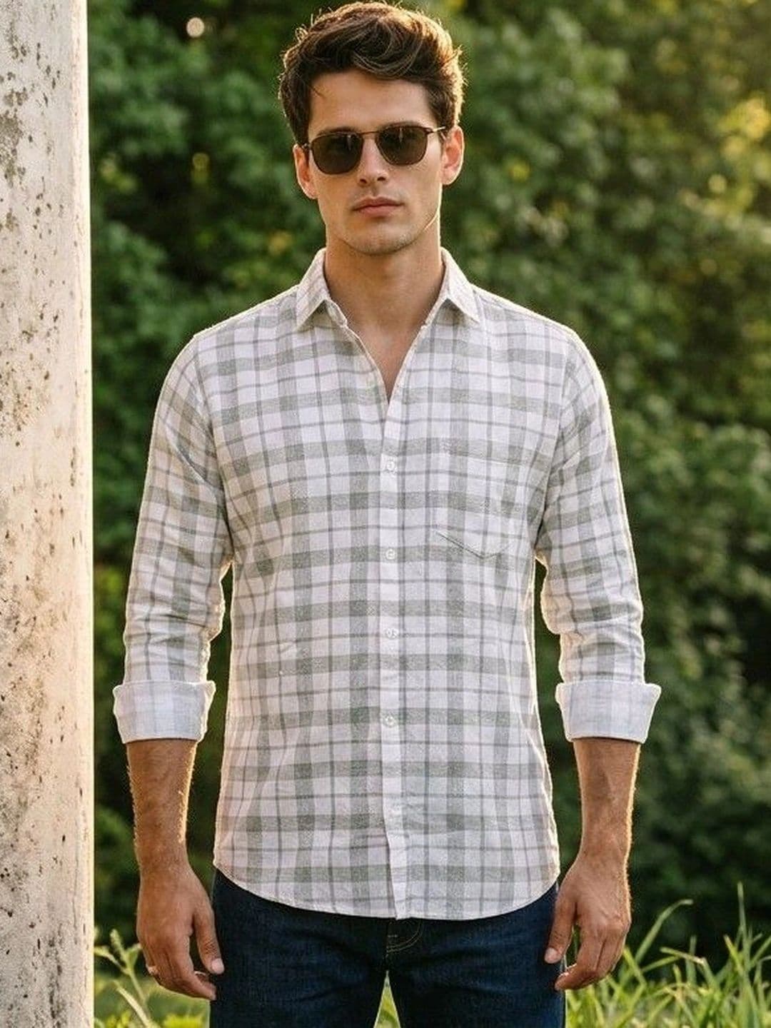 Roadster Men Standard Checked Casual Shirt - view 1