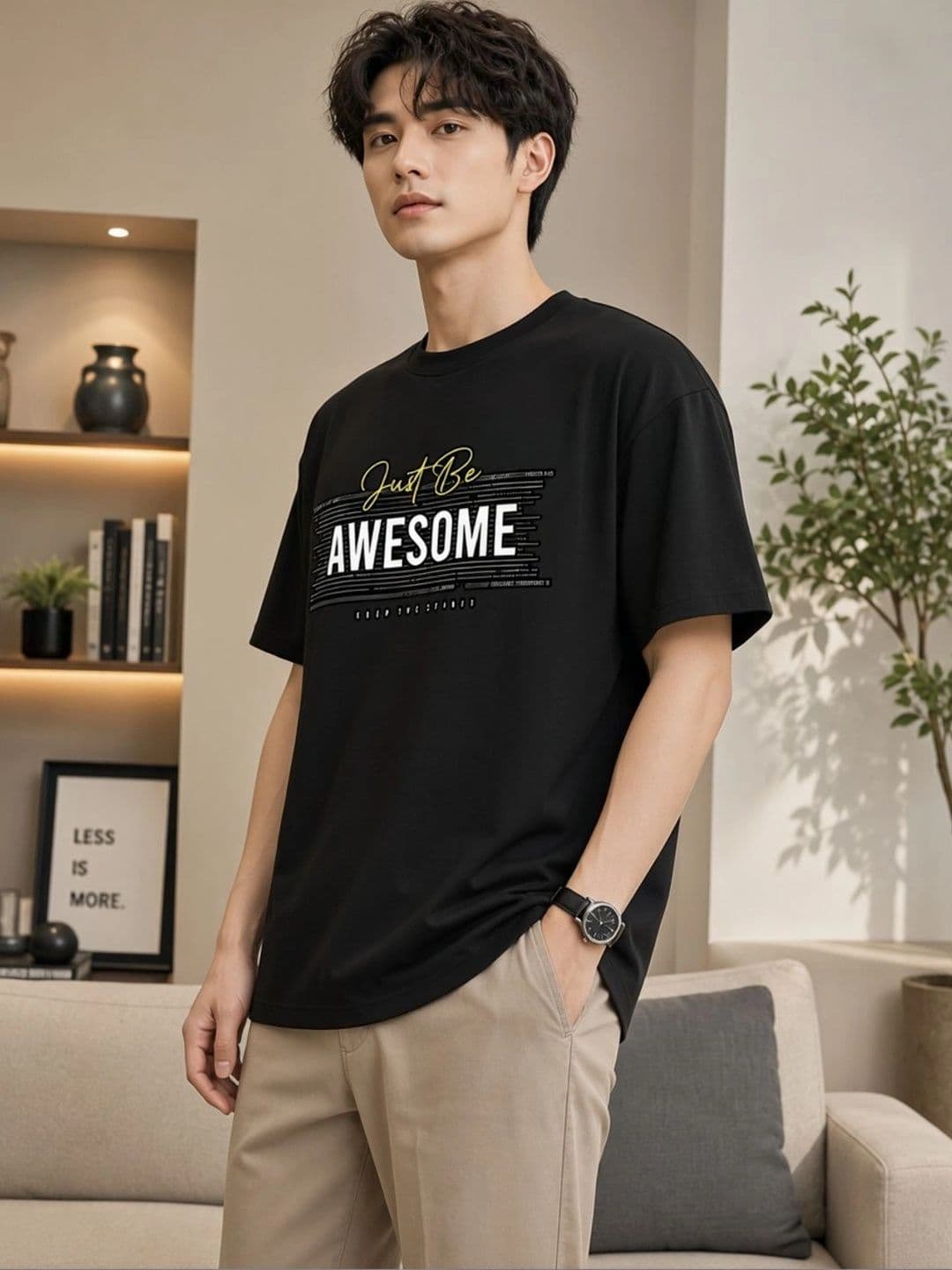 Moda Rapido Men Typography Printed T-shirt - view 1