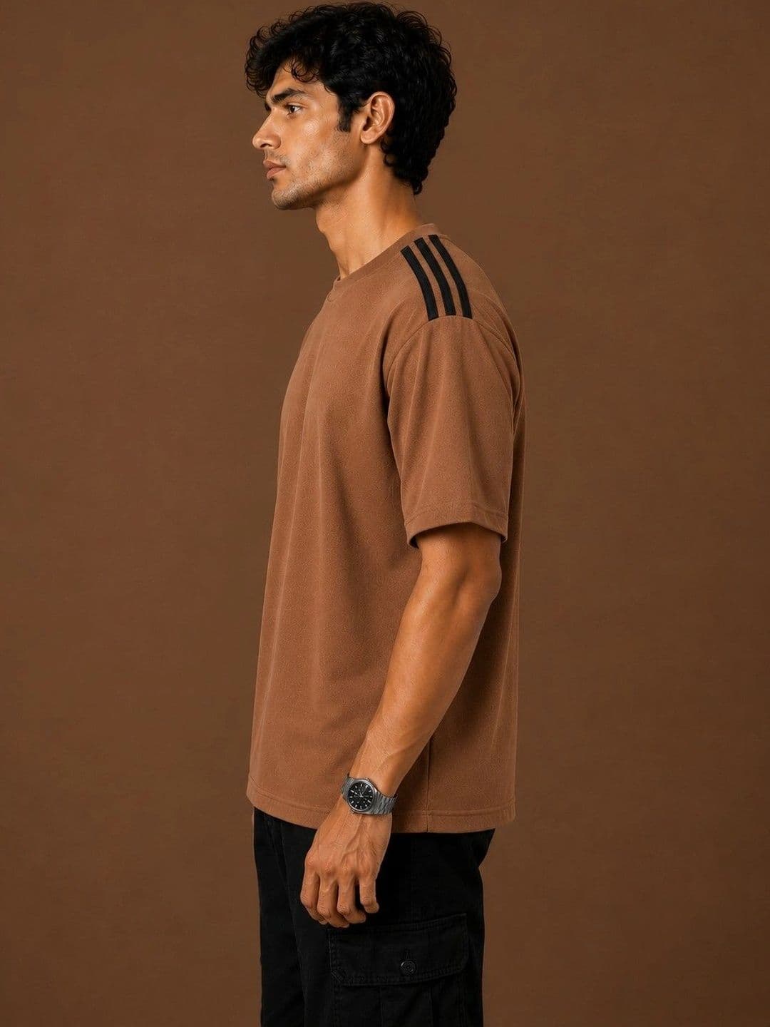 RuledBySun Men Drop-Shoulder Sleeves T-shirt - view 1