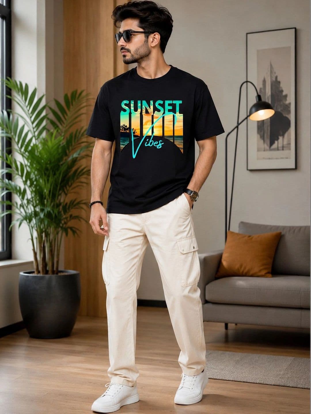 Moda Rapido Men Typography Printed T-shirt - view 1
