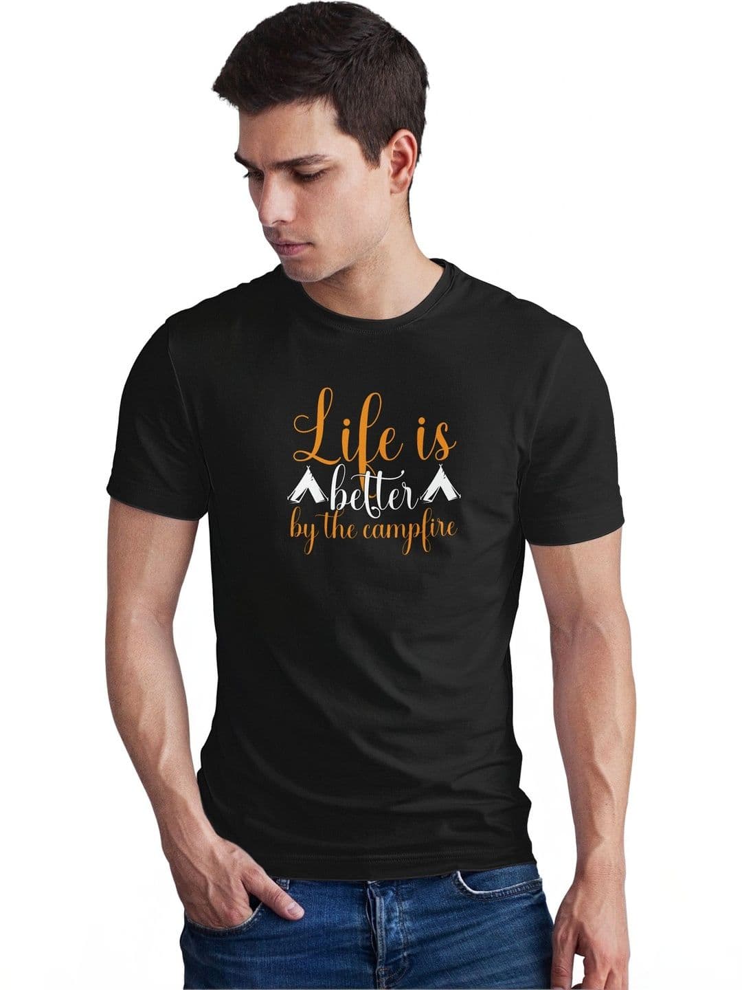 Seekbuylove Men Typography Printed Bio Finish T-shirt - view 1