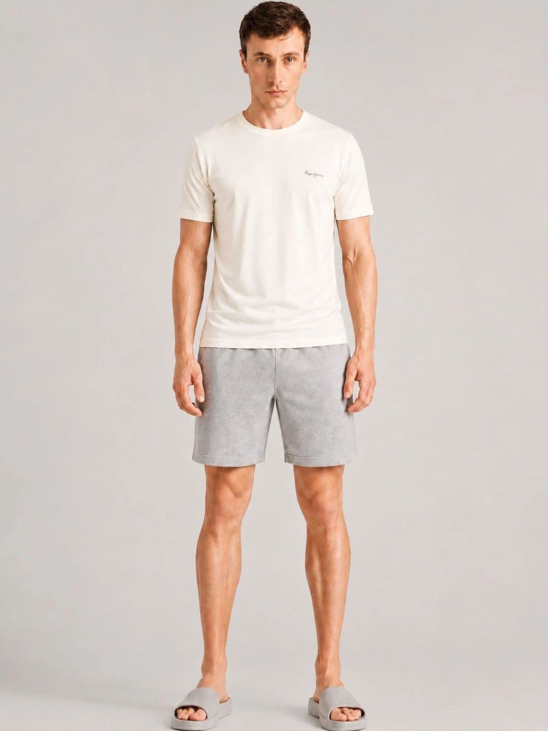 Pepe Jeans Mens Cotton Round Neck Lounge Tshirts