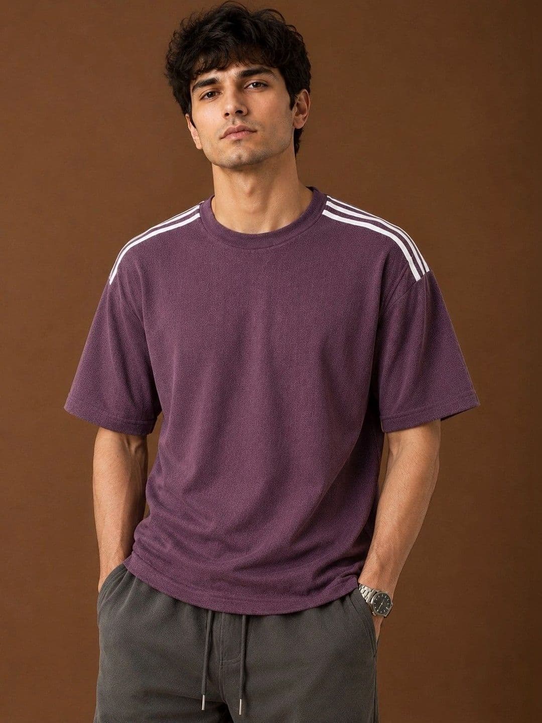 RuledBySun Men Drop-Shoulder Sleeves T-shirt - view 1
