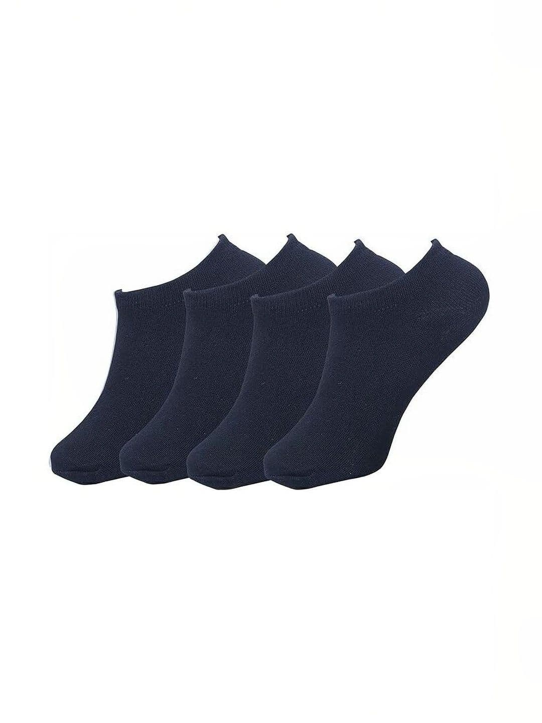 SOKSI Men Pack of 4 Cotton Assorted Shoe Liners Socks - view 1