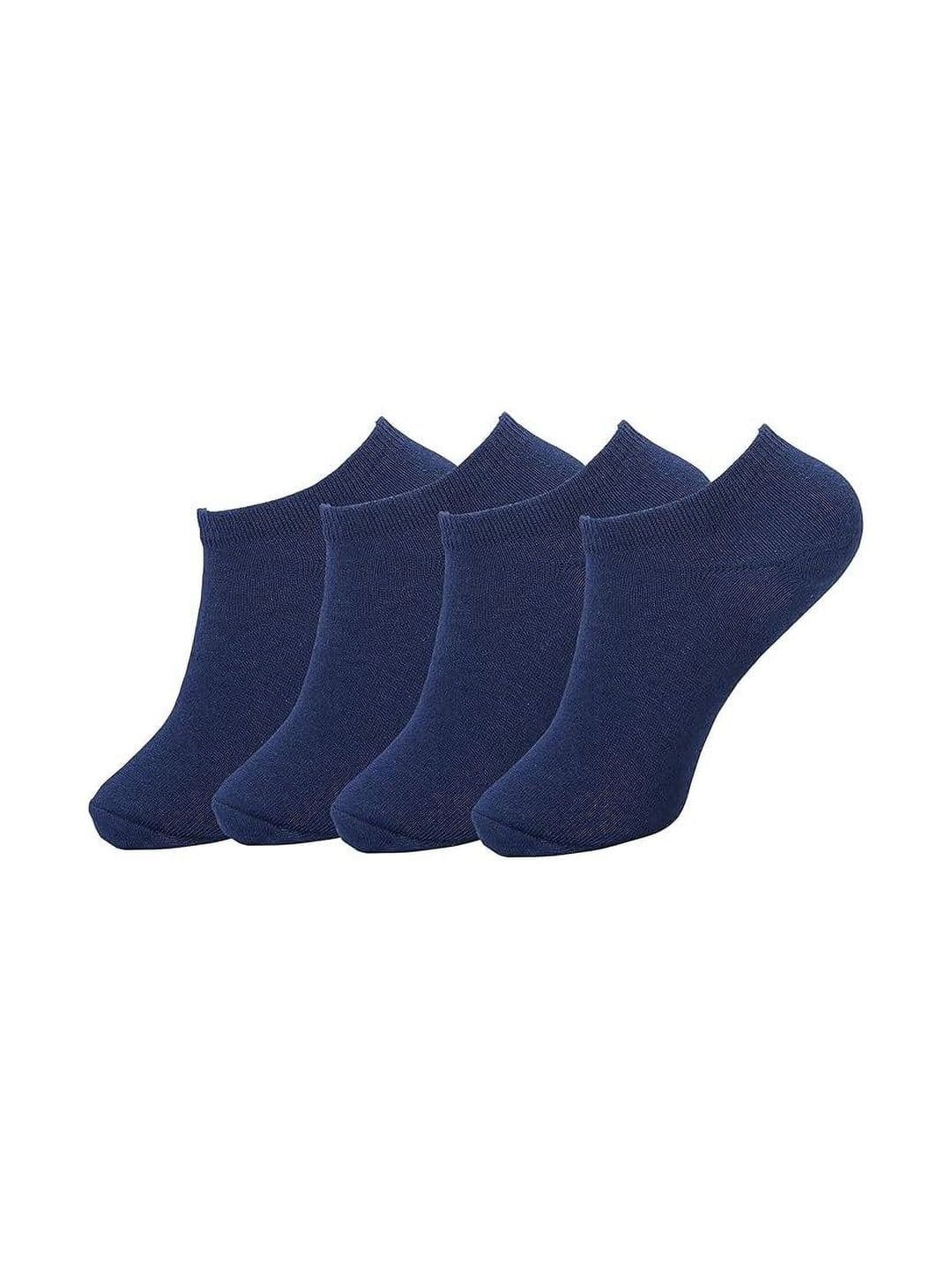 SOKSI Men Pack of 4 Cotton Assorted Ankle Length Socks - view 1
