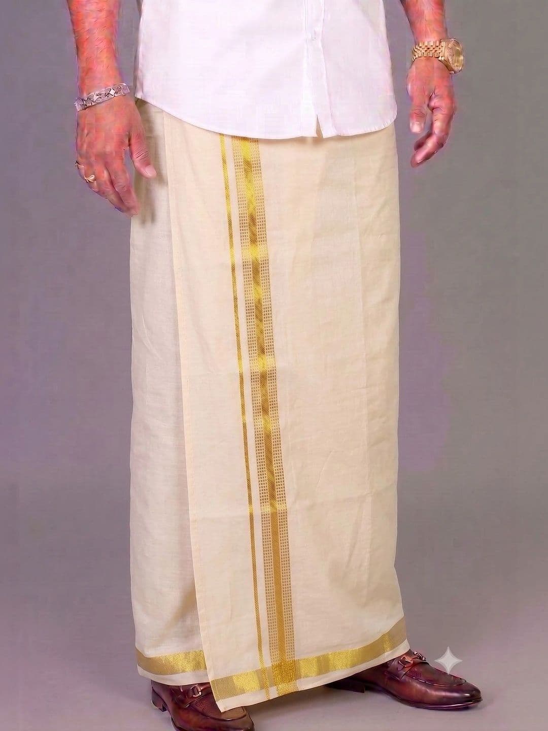 Hornbill Enterprises Men Cotton Dhoti Dhotis - view 1