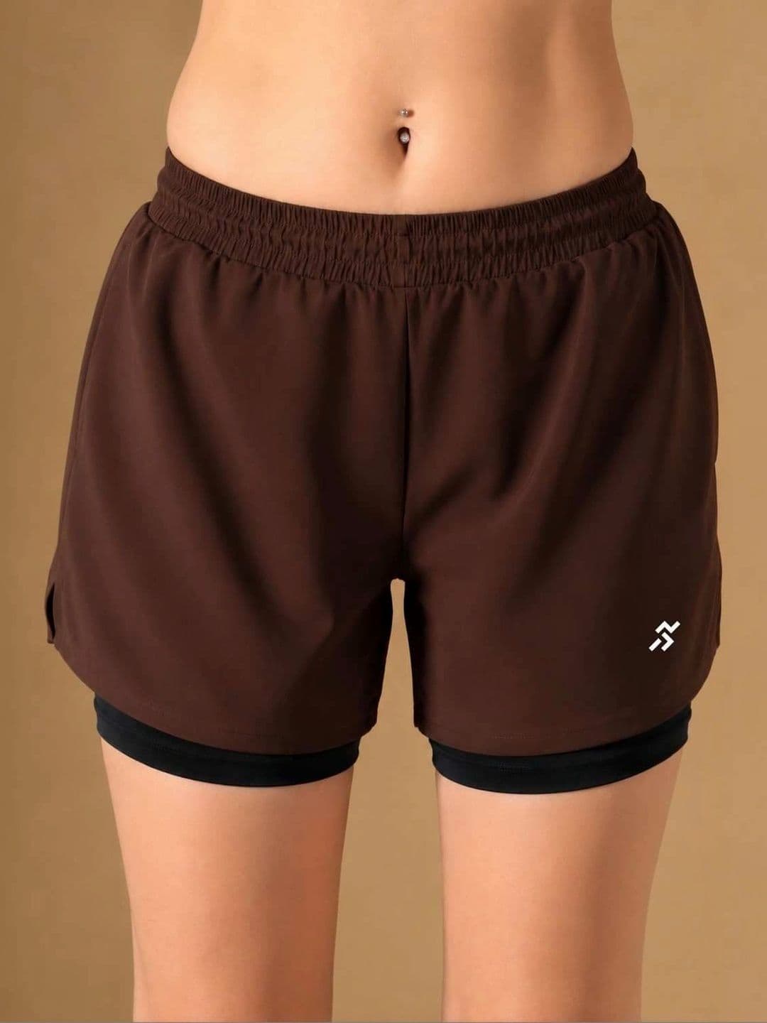 HOUSE OF FITNESS Women High-Rise Training or Gym Sports Shorts - view 1