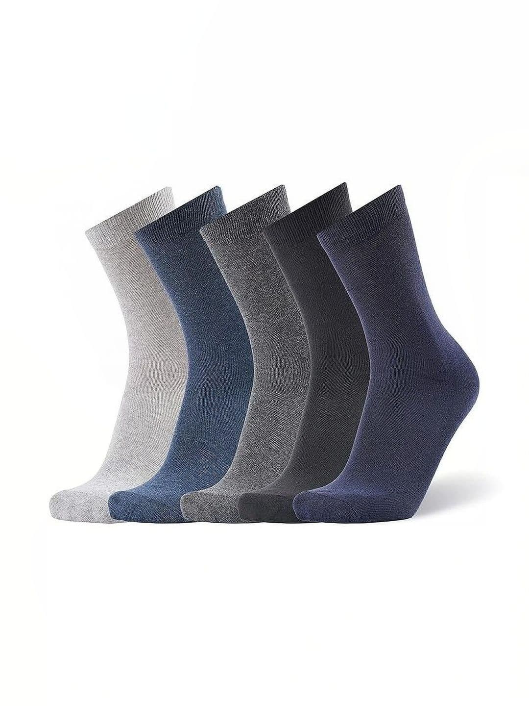 SOKSI Men Pack of 5 Cotton Assorted Calf Length Socks - view 1