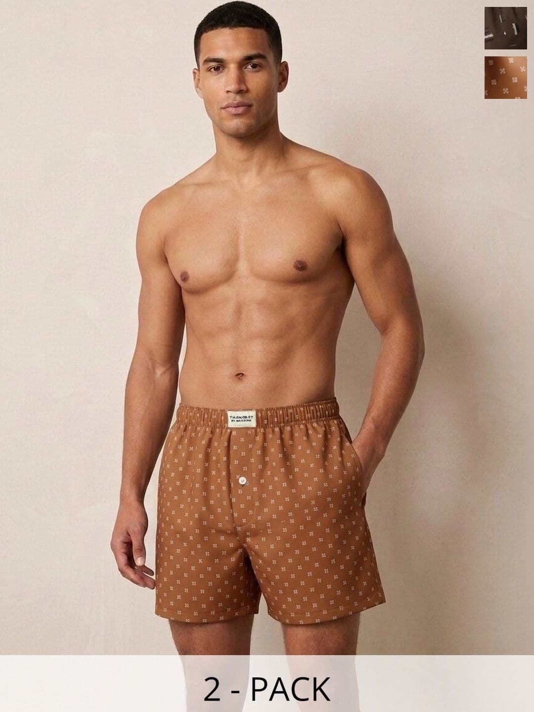 MAXZONE Pack Of 2 Printed Pure Cotton Boxers - view 1