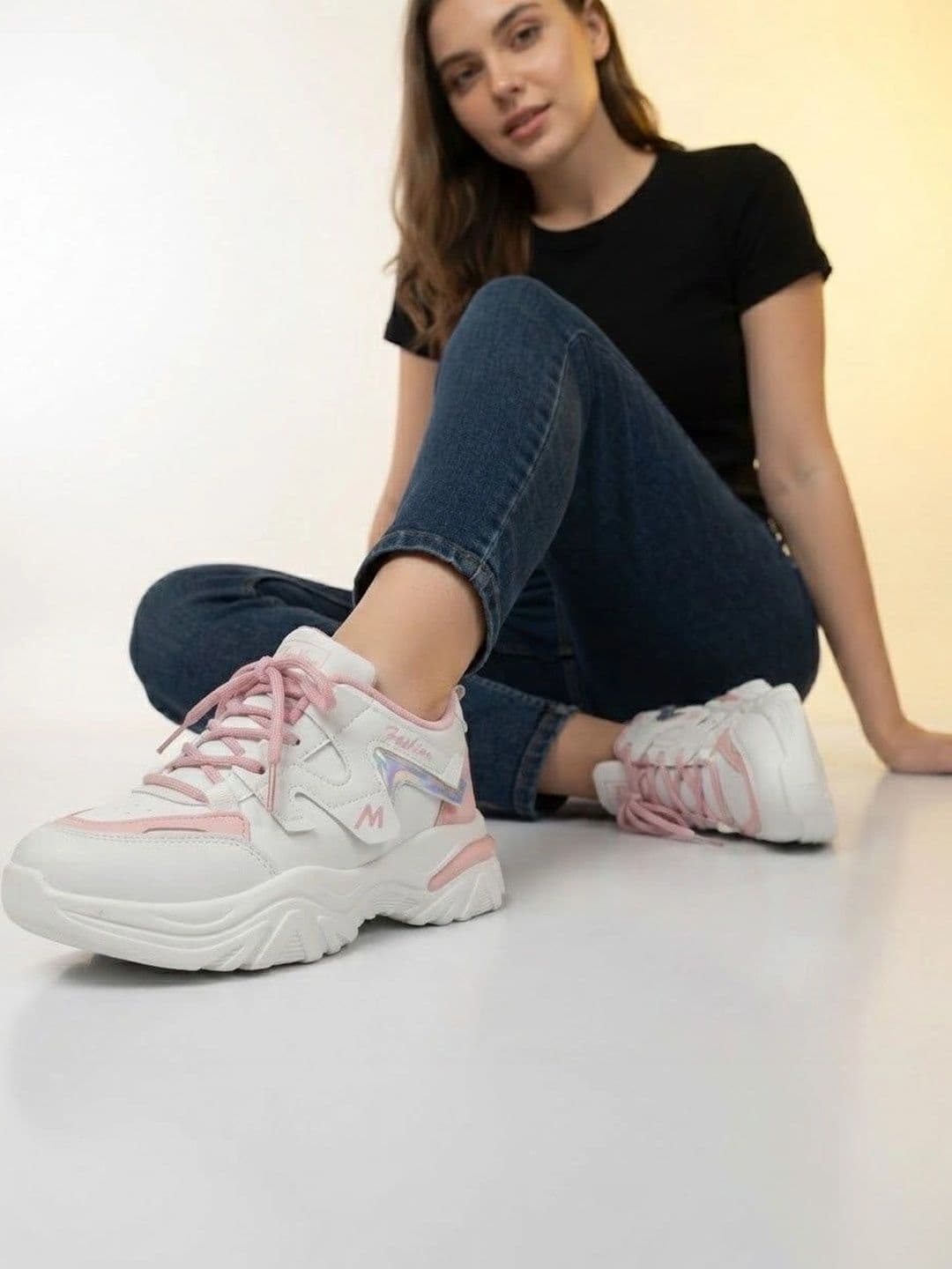 Roadster Women Mesh Running Non-Marking Shoes - view 1