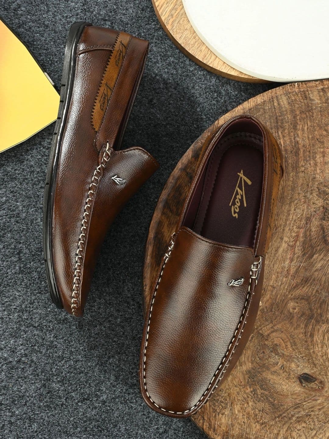 knoos Men Round Toe Formal Loafers - view 1